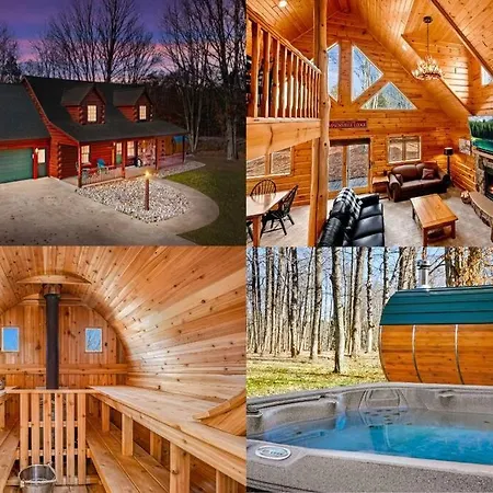 Thompsonville Lodge 3 Bedroom - Hot Tub - Sauna - 24Hr Crystal Shuttle